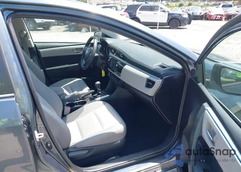 2015 Toyota Corolla Le из США, поврежденный, VIN 2T1BURHE9FC339419